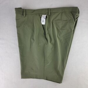 Adidas Mens Golf Shorts Green Size 40 Polyester Spandex New Regular Fit